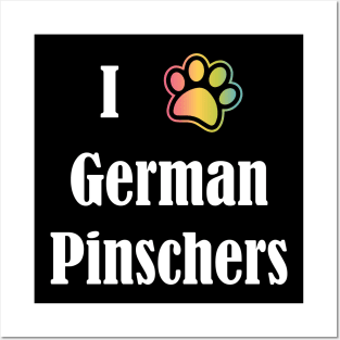 I Heart German Pinschers | I Love German Pinschers Posters and Art